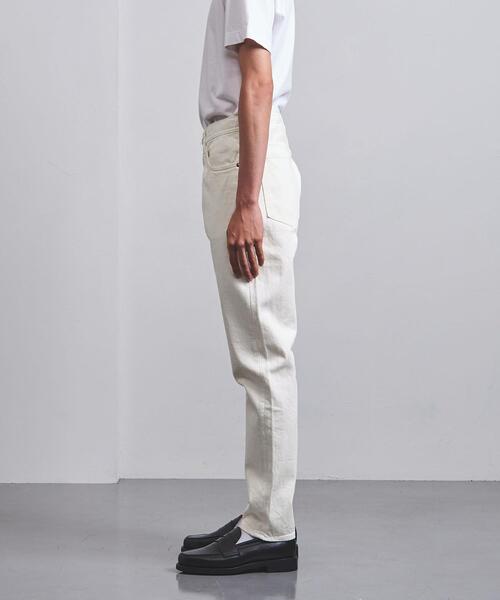 UNITED ARROWS（ユナイテッドアローズ）の「＜UNITED ARROWS＞ オーガニックデニム スリムテーパード（デニムパンツ・メンズ・ホワイト・S/M/L/XL）」の3枚目の写真