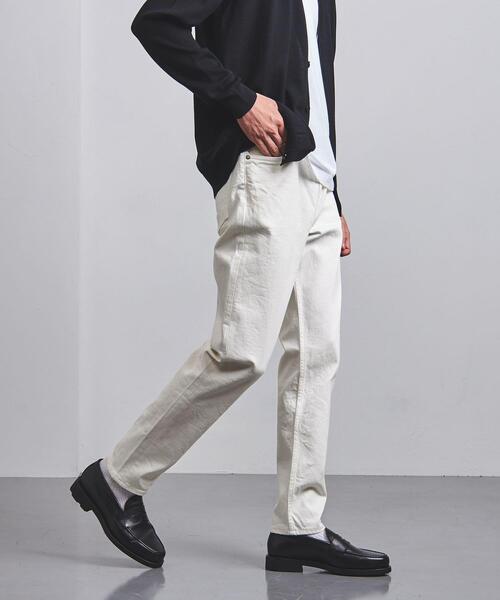 UNITED ARROWS（ユナイテッドアローズ）の「＜UNITED ARROWS＞ オーガニックデニム スリムテーパード（デニムパンツ・メンズ・ホワイト・S/M/L/XL）」の5枚目の写真