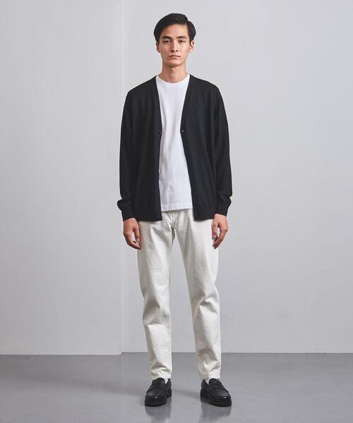 UNITED ARROWS（ユナイテッドアローズ）の「＜UNITED ARROWS＞ オーガニックデニム スリムテーパード（デニムパンツ・メンズ・ホワイト・S/M/L/XL）」の4枚目の写真