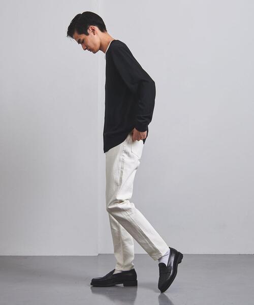 UNITED ARROWS（ユナイテッドアローズ）の「＜UNITED ARROWS＞ オーガニックデニム スリムテーパード（デニムパンツ・メンズ・ホワイト・S/M/L/XL）」の9枚目の写真