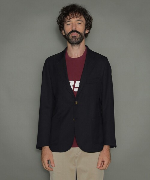 MACKINTOSH LONDON（マッキントッシュ ロンドン）の「【Breasy Jacket】ネイビーツイルブレザー（テーラードジャケット・メンズ・ネイビー・36/42/38/40）」の5枚目の写真