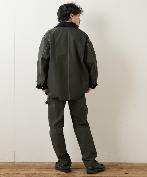 CIAOPANIC TYPY（チャオパニックティピー）の「CAVEダック カバーオールジャケット（カバーオール・メンズ・チャコールグレー/オフホワイト/マスタード・SMALL/MEDIUM/LARGE）」の21枚目の写真