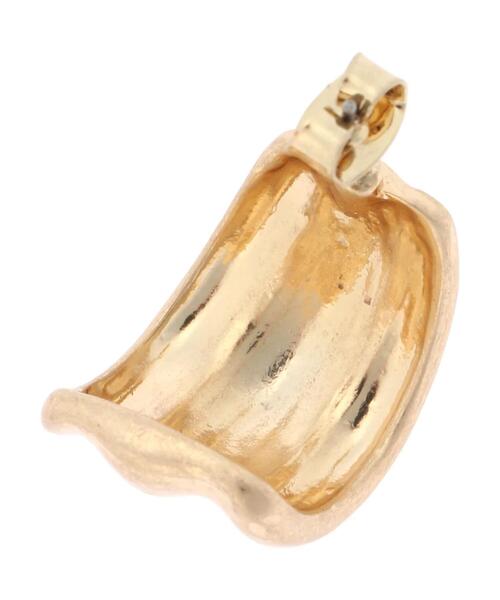 AMERICAN HOLIC（アメリカンホリック）の「テクスチャー変形メタルピアス（ピアス（両耳用）・レディース・シルバー/ゴールド・FREE）」の9枚目の写真