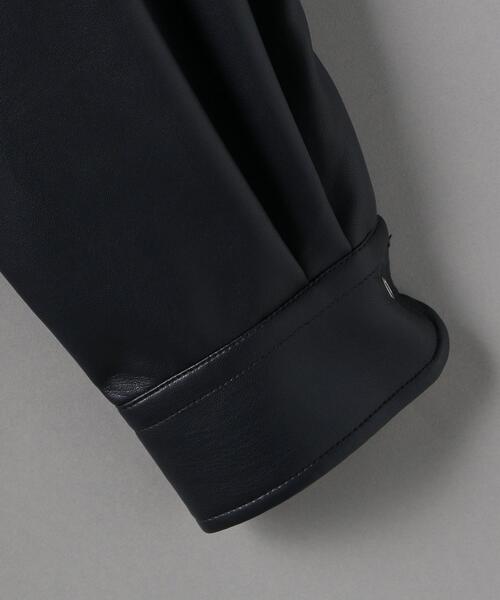 BEAUTY&YOUTH UNITED ARROWS（ビューティーアンドユースユナイテッドアローズ）の「BY FAUX/LAMB CPOシャツ（シャツ/ブラウス・メンズ・ネイビー/ブラック・L/XL/M/S）」の13枚目の写真