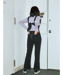 【WEB限定】バックリボンオーバオール
