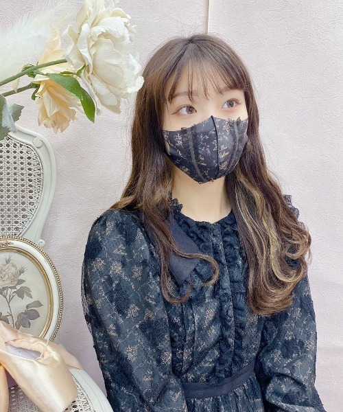 Swankiss（スワンキス）の「SX miss ballerina mask（マスク・レディース・ベージュ/ピンク/ブラック・FREE）」の4枚目の写真