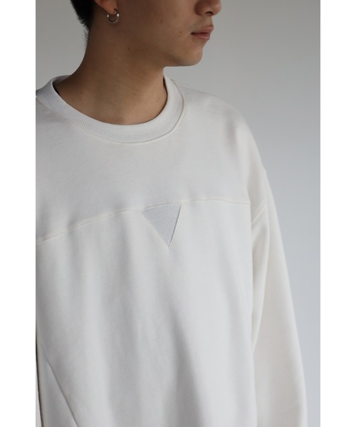 CREARE -LINO-(クレアーレリノ)の「サイドスリット変形トレーナー<ユニセックス>(スウェット・メンズ・ホワイト/ブラック・M/L)」の19枚目の写真