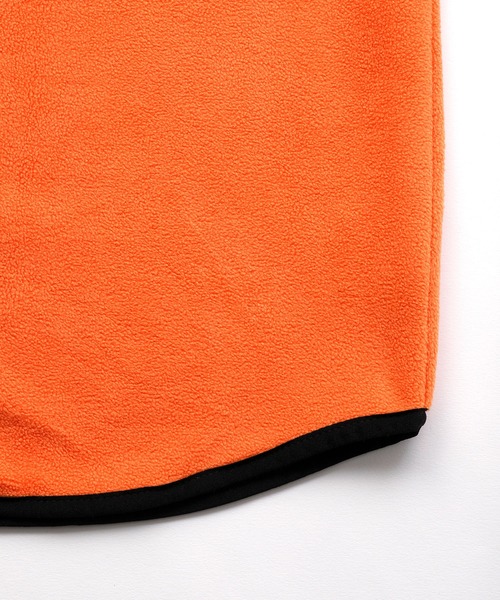 X-girl(エックスガール)の「FLEECE SHIRT(シャツ/ブラウス・レディース・ブラック/グリーン/ベージュ/オレンジ・M/S)」の7枚目の写真