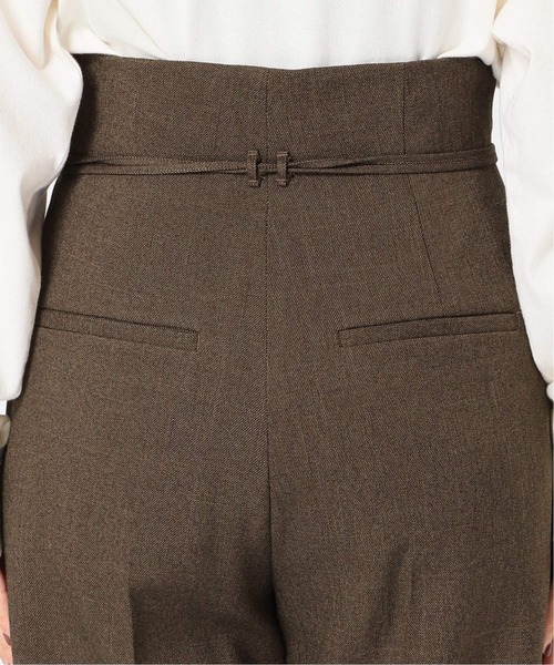 Spick & Span（スピックアンドスパン）の「ウールライクハイバギーパンツ◆（その他パンツ・レディース・ブラウン/ホワイト系その他/ブルー系その他・38/34/36/40）」の4枚目の写真