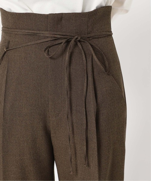 Spick & Span（スピックアンドスパン）の「ウールライクハイバギーパンツ◆（その他パンツ・レディース・ブラウン/ホワイト系その他/ブルー系その他・38/34/36/40）」の7枚目の写真