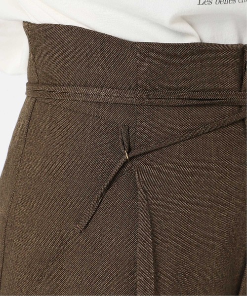 Spick & Span（スピックアンドスパン）の「ウールライクハイバギーパンツ◆（その他パンツ・レディース・ブラウン/ホワイト系その他/ブルー系その他・38/34/36/40）」の8枚目の写真