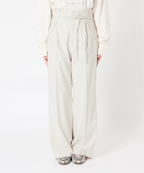 Spick & Span（スピックアンドスパン）の「ウールライクハイバギーパンツ◆（その他パンツ・レディース・ブラウン/ホワイト系その他/ブルー系その他・38/34/36/40）」の14枚目の写真