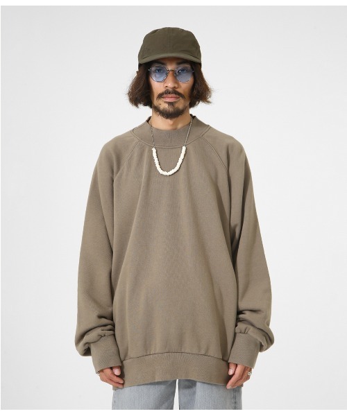 PORT BY ARK（ポートバイアーク）の「PORT BY ARK / ポートバイアーク：Crew neck Sweat：PO10-T003[COR]（スウェット・メンズ・シルバーグレー/ブルー系その他/グレー系その他・2/1）」の3枚目の写真