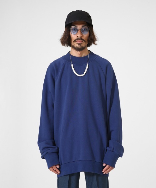 PORT BY ARK（ポートバイアーク）の「PORT BY ARK / ポートバイアーク：Crew neck Sweat：PO10-T003[COR]（スウェット・メンズ・シルバーグレー/ブルー系その他/グレー系その他・2/1）」の18枚目の写真