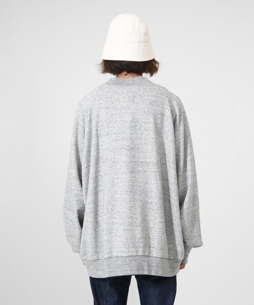 PORT BY ARK（ポートバイアーク）の「PORT BY ARK / ポートバイアーク：Crew neck Sweat：PO10-T003[COR]（スウェット・メンズ・シルバーグレー/ブルー系その他/グレー系その他・2/1）」の14枚目の写真