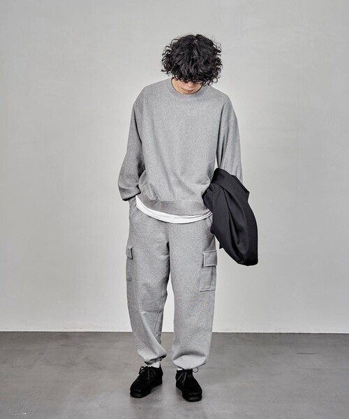 Firsthand(ファーストハンド)の「UN/ユーエヌ CARGO SWEAT PANTS(スウェットパンツ・メンズ・グレー/ブラック・MEDIUM/LARGE)」の20枚目の写真