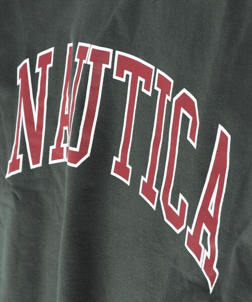 NAUTICA（ノーティカ）の「【NAUTICA/ノーティカ】カレッジロゴミニ裏毛トレーナー（スウェット・キッズ・チャコールグレー/オフホワイト/グリーン/マスタード・120/130/140/150）」の17枚目の写真