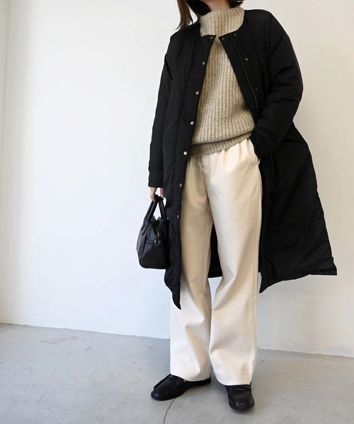 CANAL JEAN(キャナルジーン)の「RED CHOP WORKS(レッドチョップワークス) 畦ボトルネックニット(ニット/セーター・レディース・ベージュ/ライトグレー・38)」の10枚目の写真