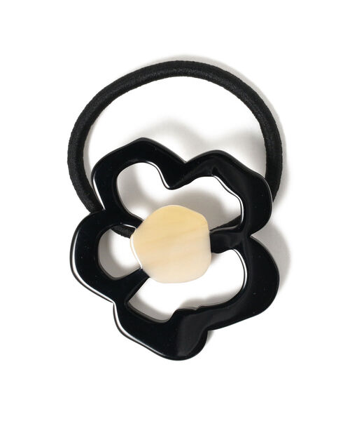 Ray BEAMS（レイビームス）の「Ray BEAMS / ドローイング フラワー ヘアゴム（ヘアゴム・レディース・ラベンダー/ブラウン/ブラック・ONE SIZE）」の2枚目の写真