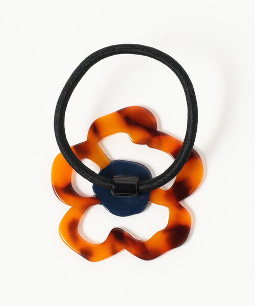 Ray BEAMS（レイビームス）の「Ray BEAMS / ドローイング フラワー ヘアゴム（ヘアゴム・レディース・ラベンダー/ブラウン/ブラック・ONE SIZE）」の6枚目の写真