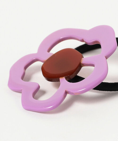 Ray BEAMS（レイビームス）の「Ray BEAMS / ドローイング フラワー ヘアゴム（ヘアゴム・レディース・ラベンダー/ブラウン/ブラック・ONE SIZE）」の9枚目の写真