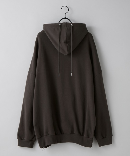 anown（アノン）の「サイドリングジップビッグバルーンパーカー【KEI×anown 限定コラボ】（パーカー・メンズ・チャコールグレー/オフホワイト/スミクロ/グレイッシュブルー/ブラウン系・S/M/L/XS）」の21枚目の写真