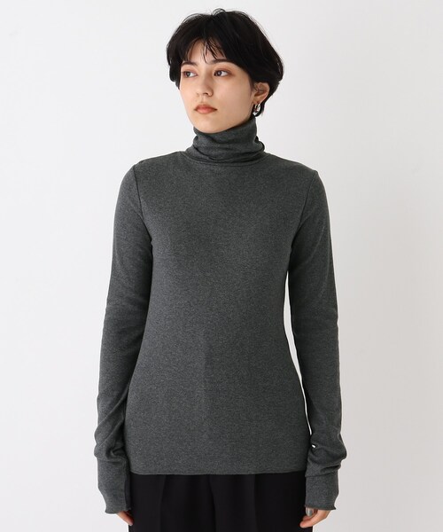 AG by aquagirl（エージーバイアクアガール）の「◆フライスタートルネックプルオーバー【WEB限定サイズ】（Tシャツ/カットソー・レディース・ブラック/グレー/ホワイト系・40/38/36）」の4枚目の写真