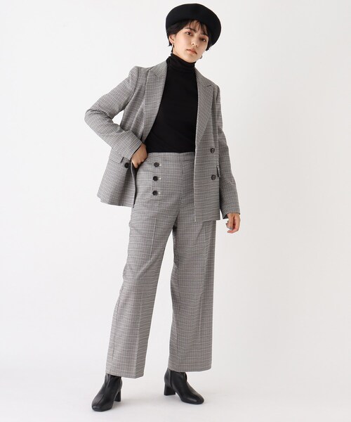 AG by aquagirl（エージーバイアクアガール）の「◆フライスタートルネックプルオーバー【WEB限定サイズ】（Tシャツ/カットソー・レディース・ブラック/グレー/ホワイト系・40/38/36）」の5枚目の写真