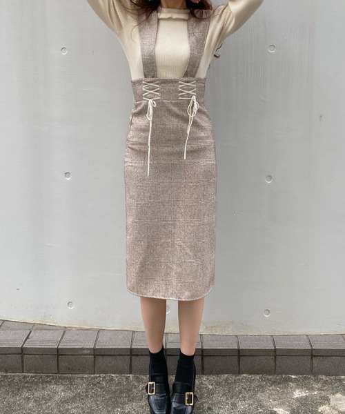 TITTY&CO.（ティティーアンドコー）の「バイカラーフリルニット（ニット/セーター・レディース・ブラック/パープル/ピンク/アイボリー・FREE）」の18枚目の写真