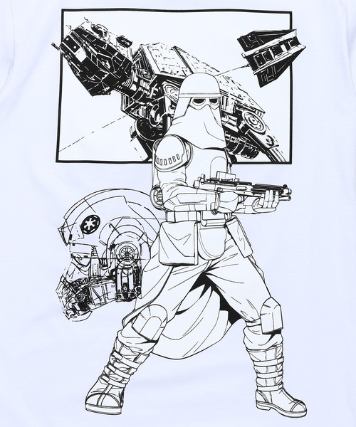BAIT（ベイト）の「BAIT × STARWARS/スターウォーズ SNOW TROOPER TEE 217-SWS-TEE-003（Tシャツ/カットソー・メンズ・ホワイト・X-LARGE/MEDIUM/XX-LARGE）」の5枚目の写真