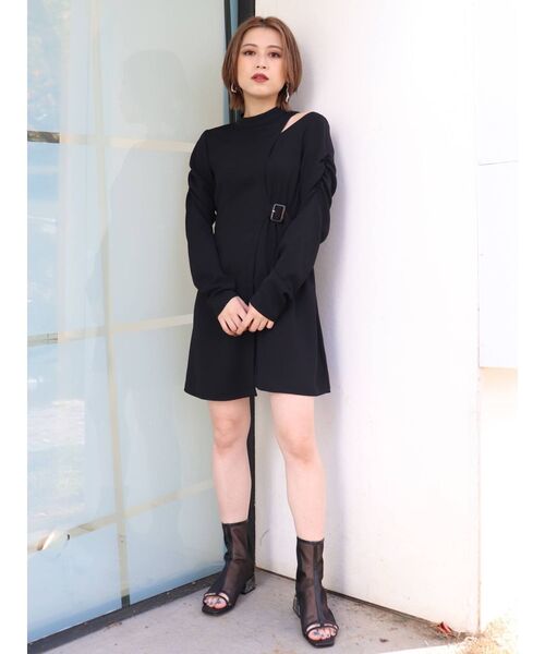 MURUA（ムルーア）の「シアーブーツ（ブーツ・レディース・ブラック/アイボリー・35/36/37）」の7枚目の写真