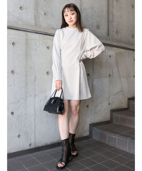 MURUA（ムルーア）の「シアーブーツ（ブーツ・レディース・ブラック/アイボリー・35/36/37）」の9枚目の写真