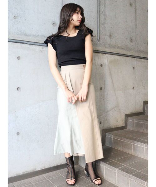 MURUA（ムルーア）の「シアーブーツ（ブーツ・レディース・ブラック/アイボリー・35/36/37）」の19枚目の写真