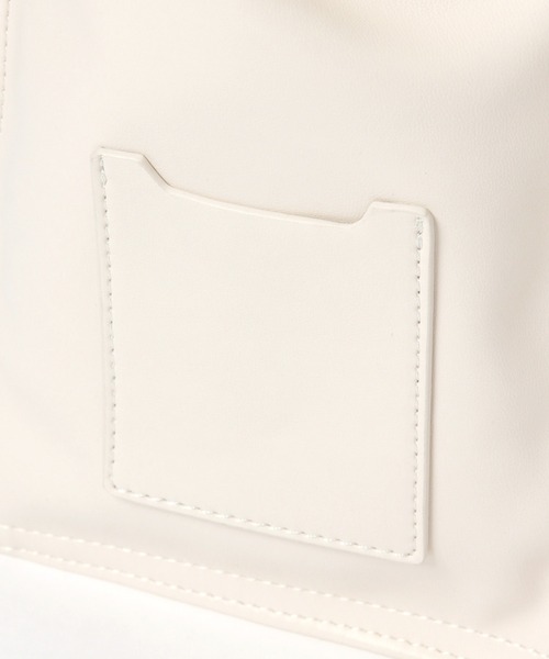 Heather（ヘザー）の「フォンバッグ付きトート　261071（トートバッグ・レディース・ホワイト×ブラック/ブラック×ホワイト/ブラック×グリーン・ONE SIZE）」の6枚目の写真