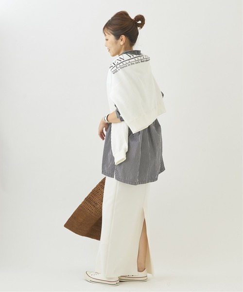 plage(プラージュ)の「Boys box シャツ◆(シャツ/ブラウス・レディース・ブラック/ブラック系その他/ベージュ・FREE)」の10枚目の写真