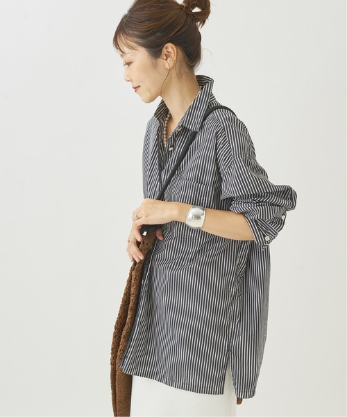 plage(プラージュ)の「Boys box シャツ◆(シャツ/ブラウス・レディース・ブラック/ブラック系その他/ベージュ・FREE)」の14枚目の写真