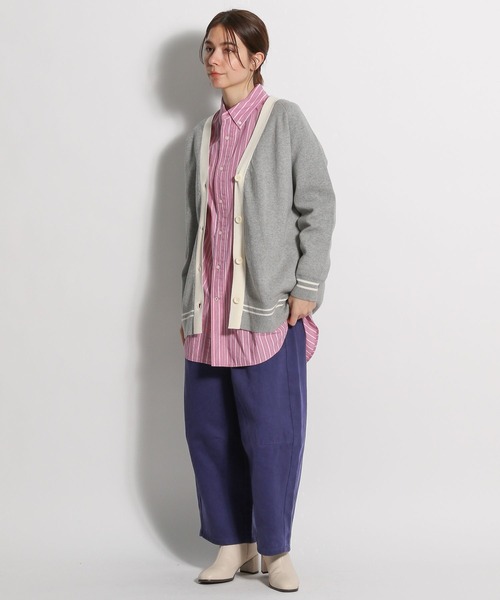 niko and...(ニコアンド)の「膝タックコクーンパンツ(その他パンツ・レディース・パープル/ブラウン/カーキ/アイボリー・MEDIUM/LARGE)」の8枚目の写真