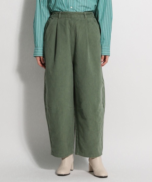 niko and...(ニコアンド)の「膝タックコクーンパンツ(その他パンツ・レディース・パープル/ブラウン/カーキ/アイボリー・MEDIUM/LARGE)」の10枚目の写真