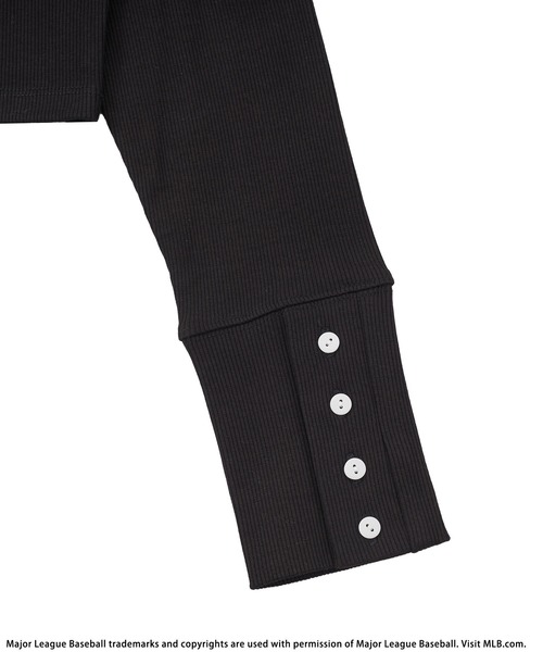 BACK TO THE FIELD（バック トゥー ザ フィールド）の「【MLB】ワンポイントロゴちびカーディガン（カーディガン/ボレロ・レディース・ホワイト/ブラック/イエロー・FREE）」の7枚目の写真