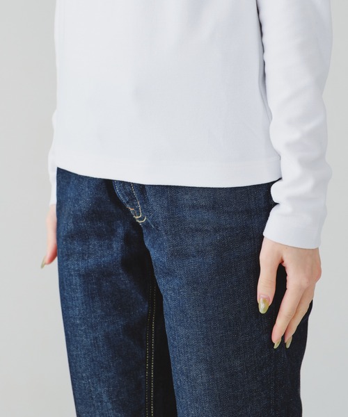 acro（アクロ）の「ハイネック起毛カットソー/AC1289（Tシャツ/カットソー・レディース・ホワイト/ブラック/オレンジ/ブルー・ﾌﾘ-）」の18枚目の写真