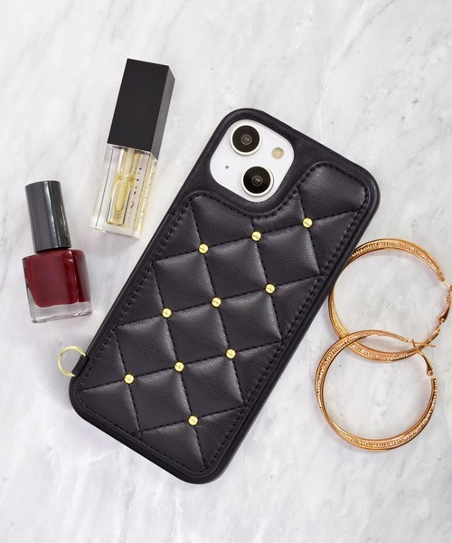 CELINE キルティングiPhoneケース ブラウン iPhone11 楽天市場】iphone ケース キルティングクリア（カラーブラウン