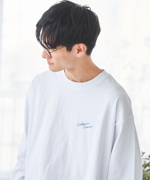 coen（コーエン）の「【メンズ】Ryo KaneyasuイラストプリントロングスリーブTシャツ（Tシャツ/カットソー・メンズ・ホワイト/ベージュ/ライトピンク・SMALL/MEDIUM/LARGE/X-LARGE）」の4枚目の写真