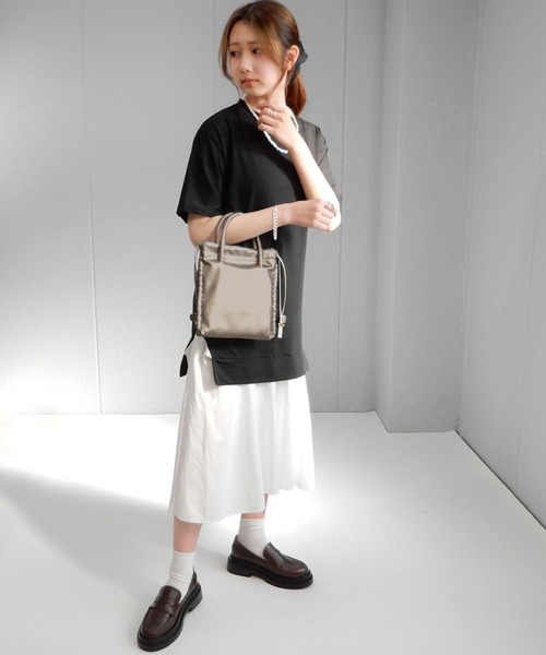 minia（ミニア）の「ボリュームソールピースローファー　◇（ローファー・レディース・ブラック/ブラウン/シルバー・S/M/L/LL）」の7枚目の写真