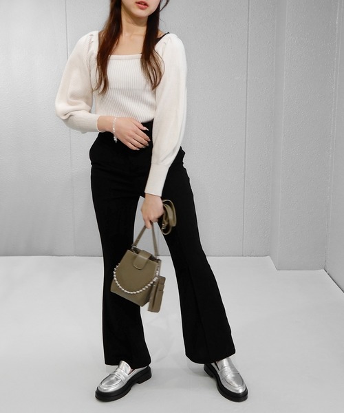 minia（ミニア）の「ボリュームソールピースローファー　◇（ローファー・レディース・ブラック/ブラウン/シルバー・S/M/L/LL）」の6枚目の写真