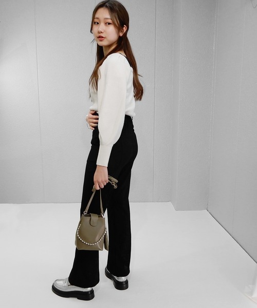 minia（ミニア）の「ボリュームソールピースローファー　◇（ローファー・レディース・ブラック/ブラウン/シルバー・S/M/L/LL）」の9枚目の写真