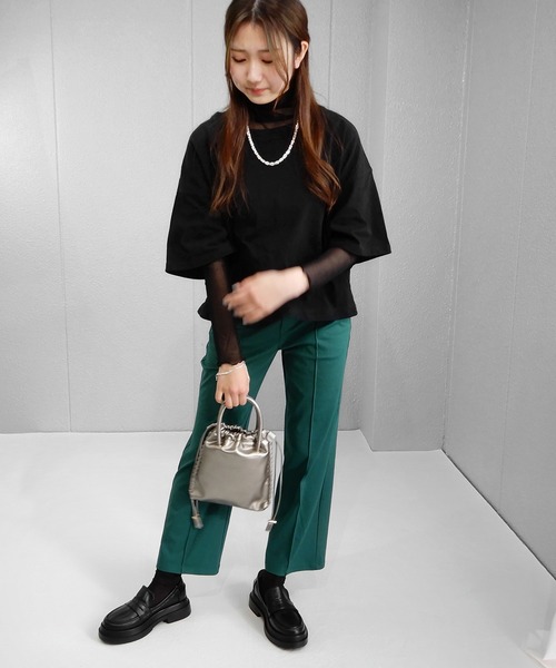 minia（ミニア）の「ボリュームソールピースローファー　◇（ローファー・レディース・ブラック/ブラウン/シルバー・S/M/L/LL）」の12枚目の写真