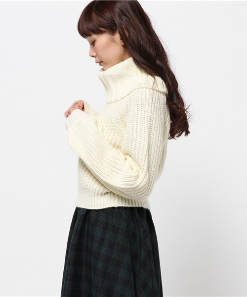 Kastane(カスタネ)の「【Kastane】エアスオフタートル(ニット/セーター・レディース・グレー/アイボリー/ピンク/イエロー・FREE)」の13枚目の写真