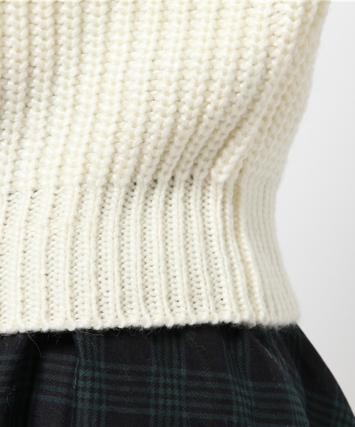 Kastane(カスタネ)の「【Kastane】エアスオフタートル(ニット/セーター・レディース・グレー/アイボリー/ピンク/イエロー・FREE)」の10枚目の写真