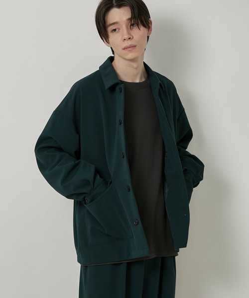 JUNRED（ジュンレッド）の「テクスチャーTRユーティリティブルゾン（ブルゾン・メンズ・ブラック/ベージュ/グリーン・S/M/L）」の3枚目の写真