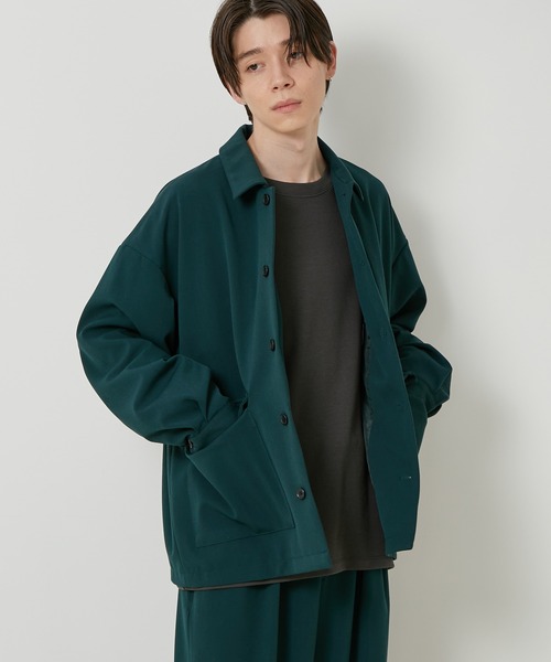 JUNRED（ジュンレッド）の「テクスチャーTRユーティリティブルゾン（ブルゾン・メンズ・ブラック/ベージュ/グリーン・S/M/L）」の8枚目の写真